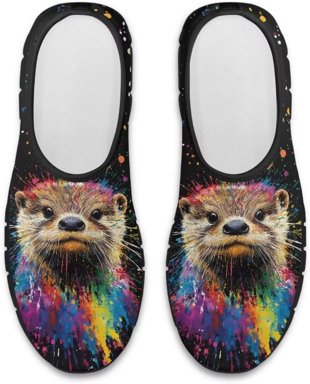 Animal Print Low Cut Casual Shoes Slip On Womens Loafers Breathable Athletic Sneakers Laceless Comfort Arch Support Hiking Walking Shoe