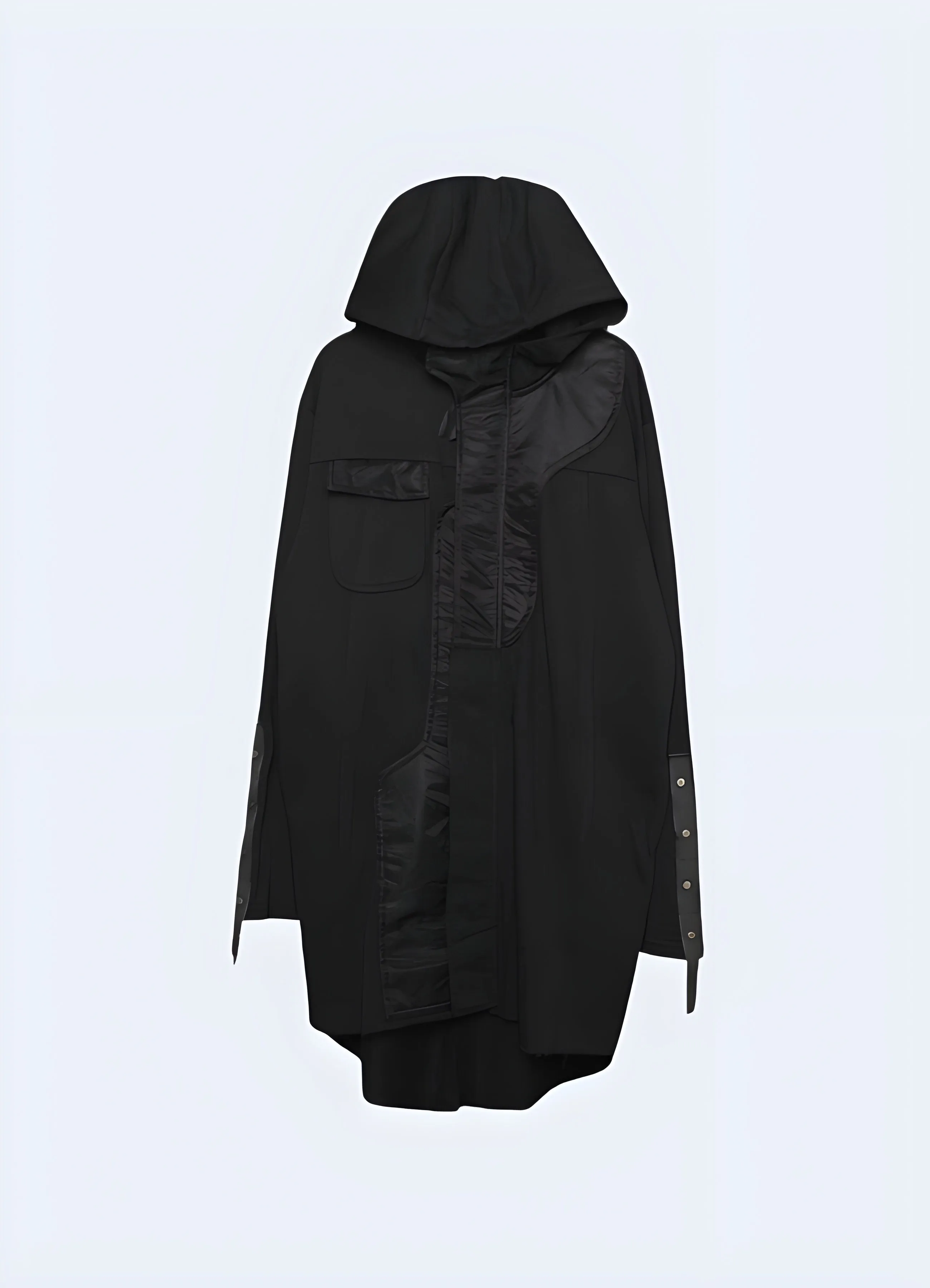 Black Futuristic Overcoat
