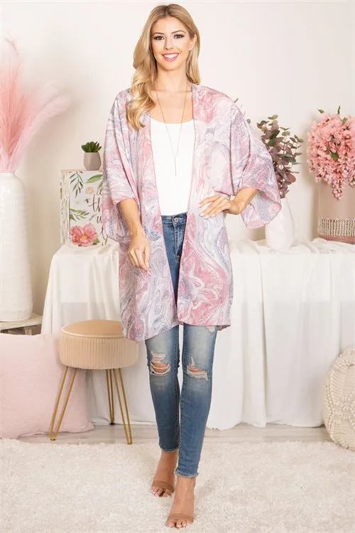 C7000-LIGHT PINK MARBLE PRINTED OPEN FRONT CARDIGAN-2-2-2