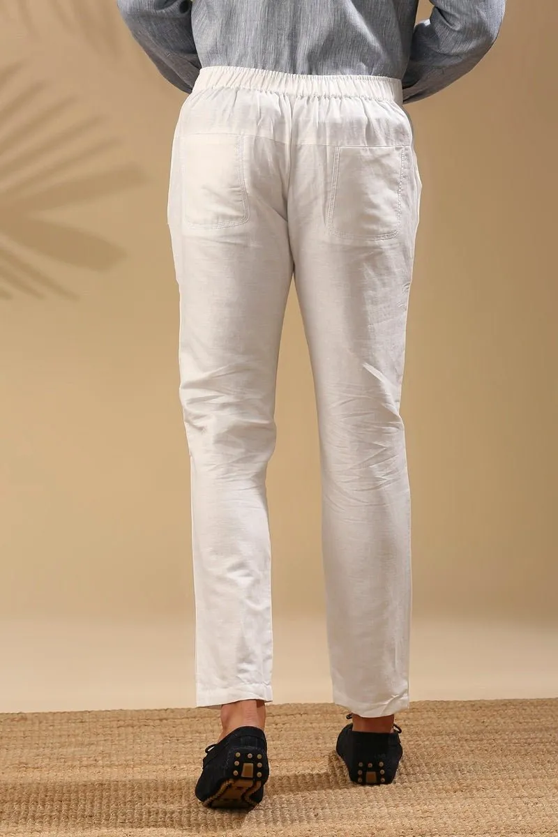 Cedar Tailored Pants - White