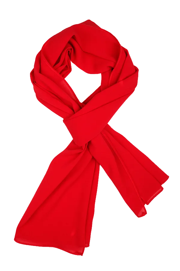 Classic Red Scarf