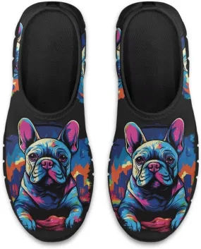 Dogs Loafers Sneakers for Women Fashion Tennis Shoes Slip On Lightweight Walking Low Cut Sneaker Comfort Soft Sole Shoe Loafer