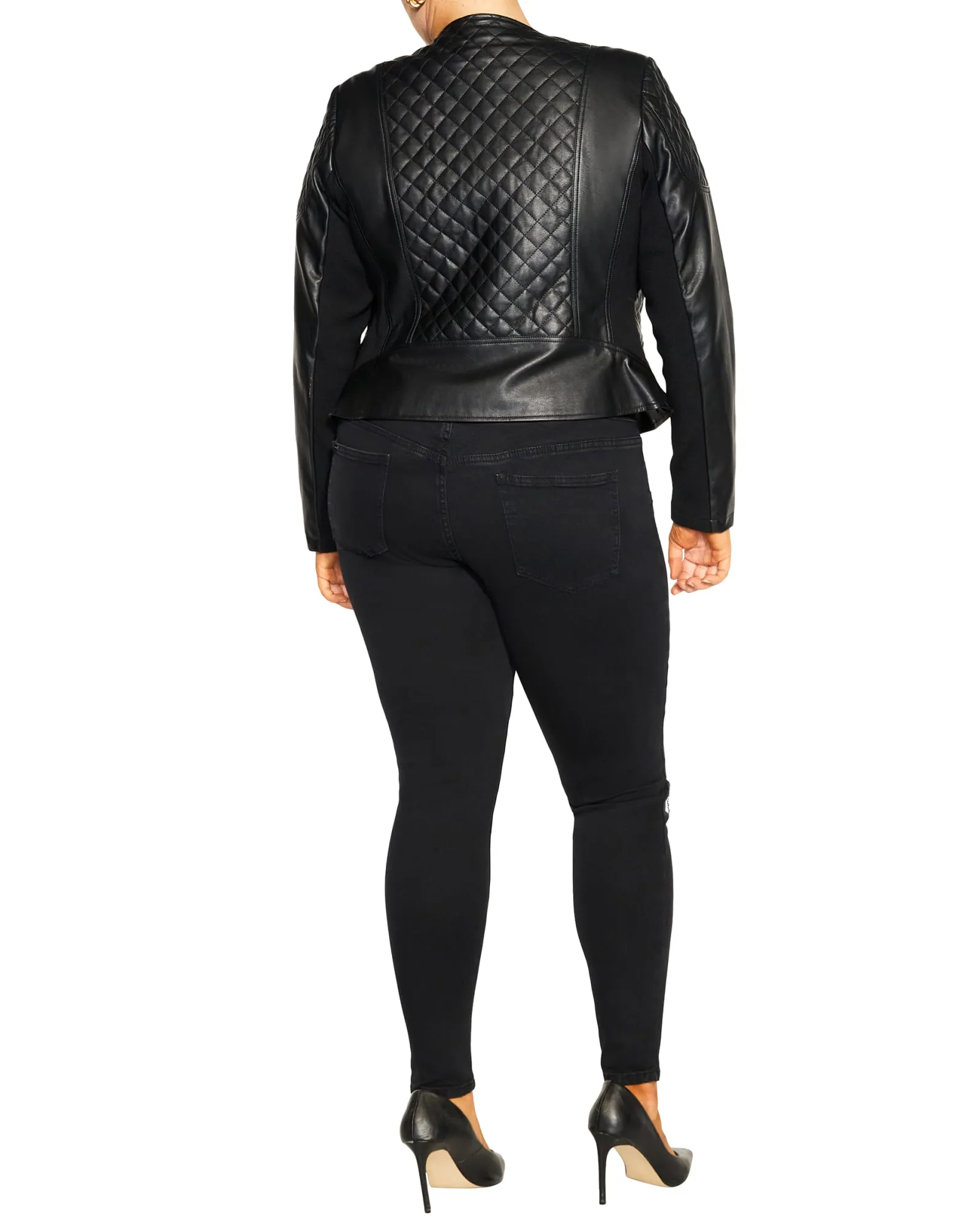 Eliza Moto Jacket | Black
