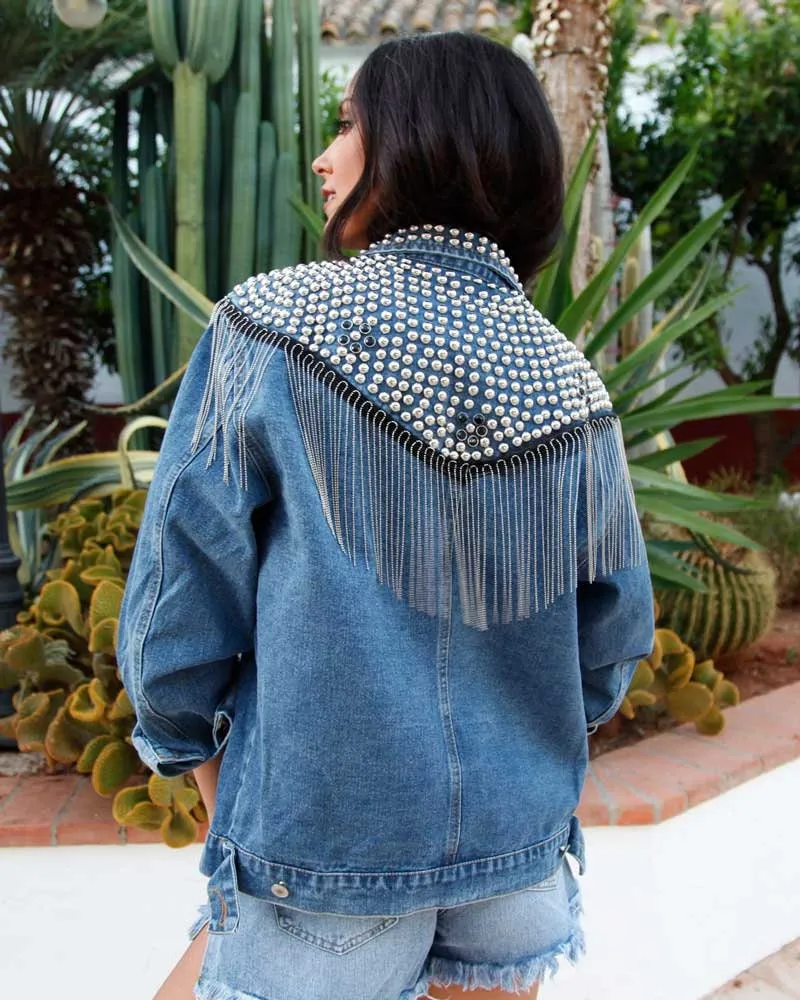 Jean Bomber jacket