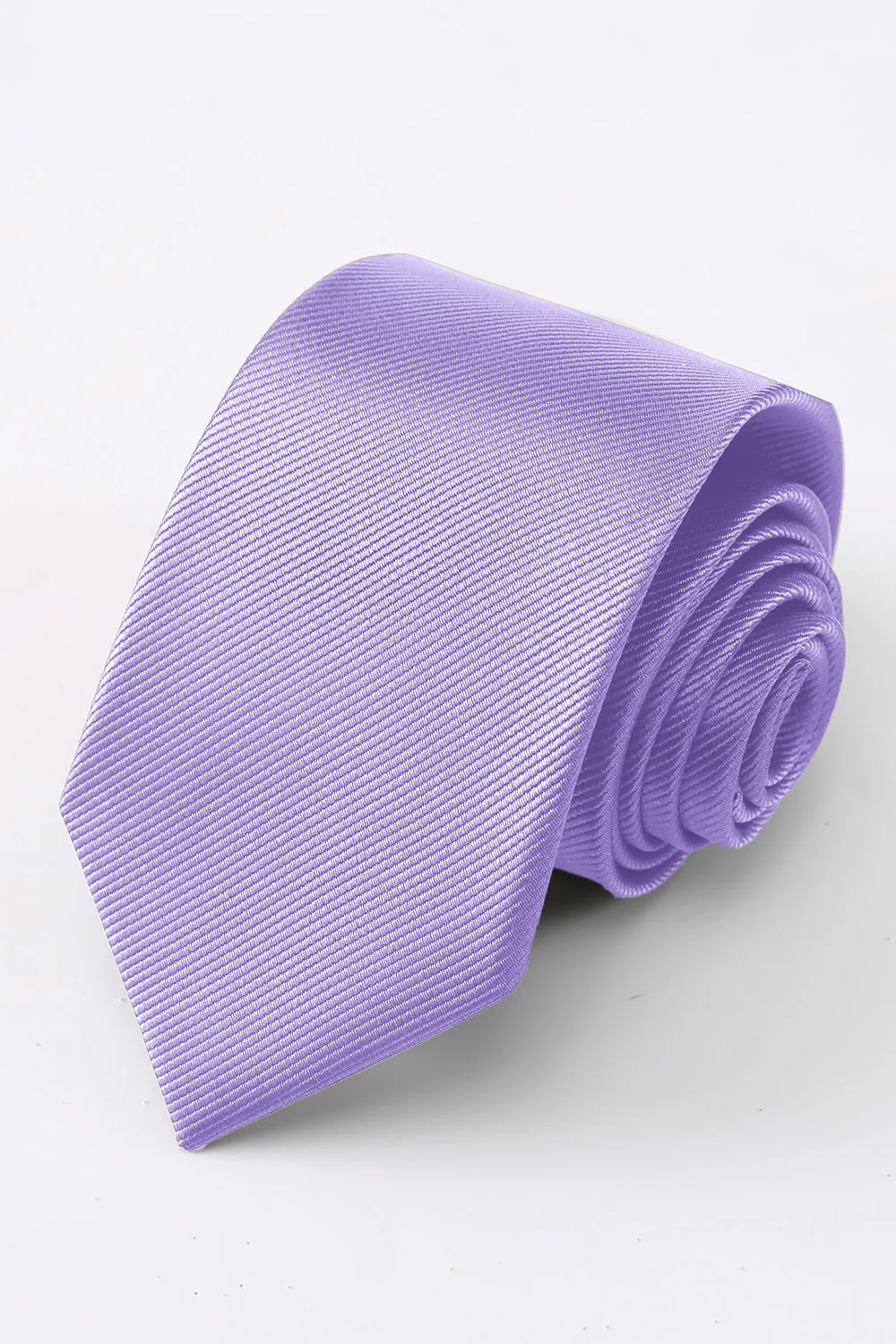 Men's Olive Solid Formal 3-Piece Satin Skinny Tie
