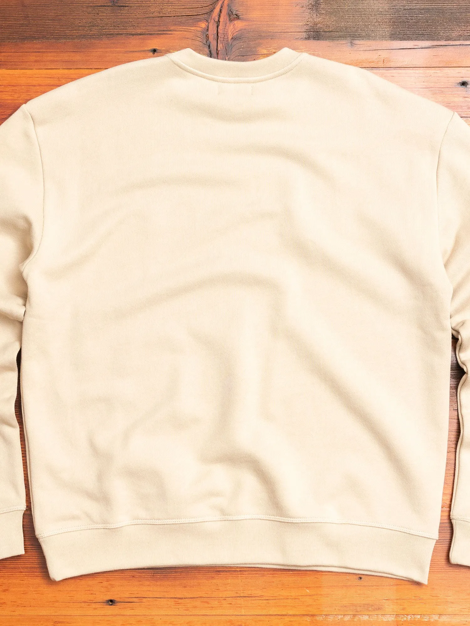 Oversized Crewneck Pullover in Clay