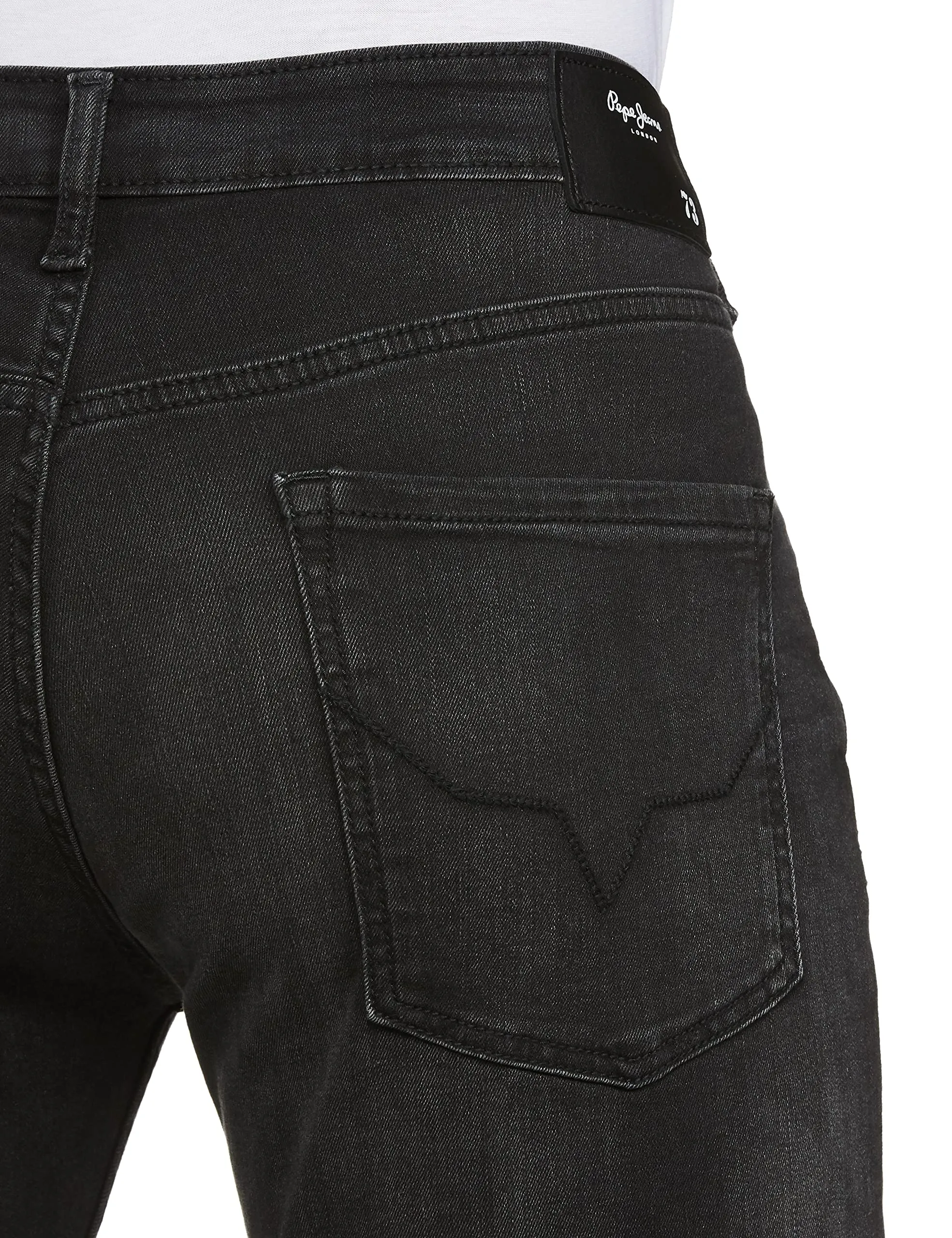 Pepe Jeans Men's Regular Jeans (PM206825R98_Black Used_32)
