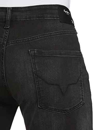 Pepe Jeans Men's Regular Jeans (PM206825R98_Black Used_32)