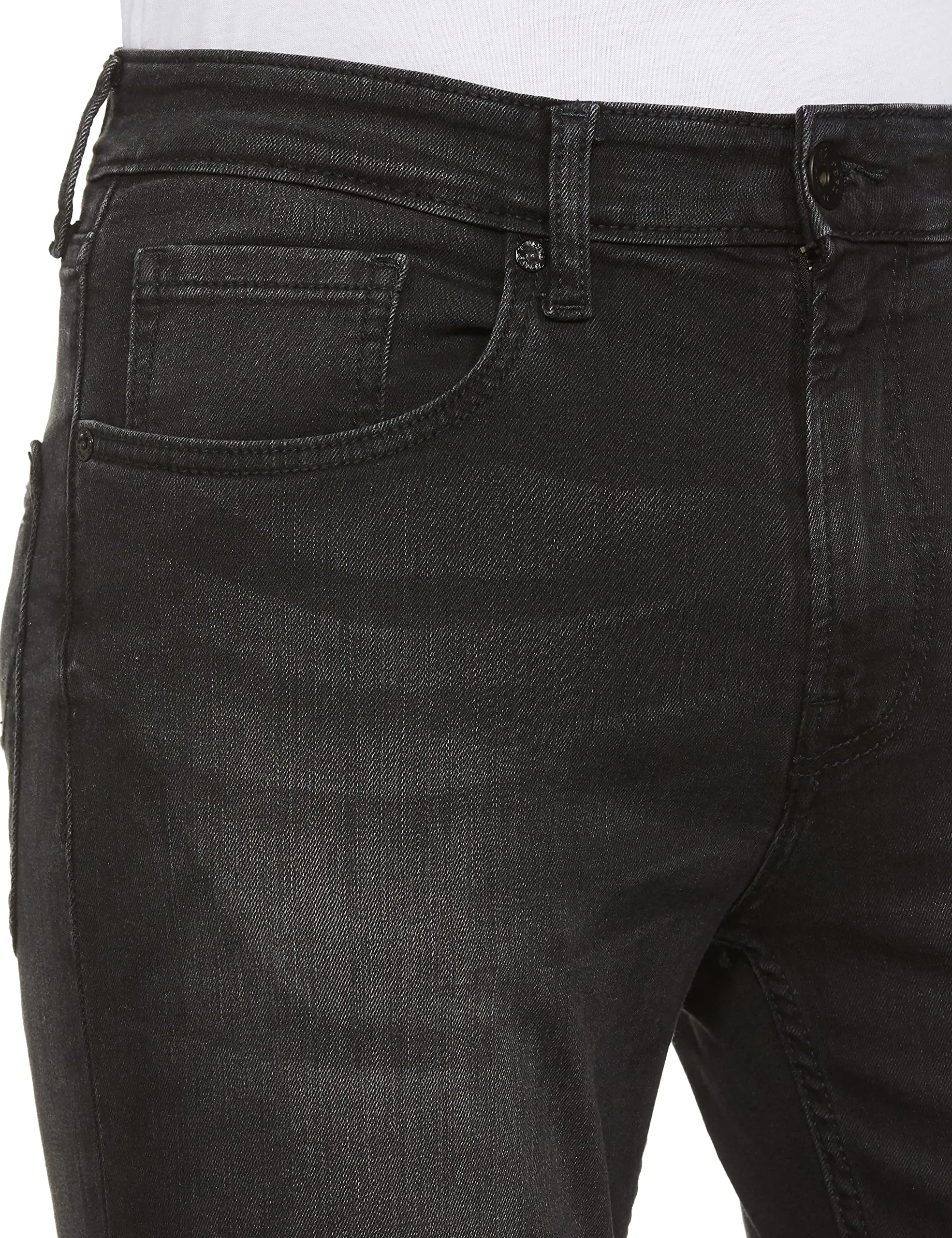 Pepe Jeans Men's Regular Jeans (PM206825R98_Black Used_32)