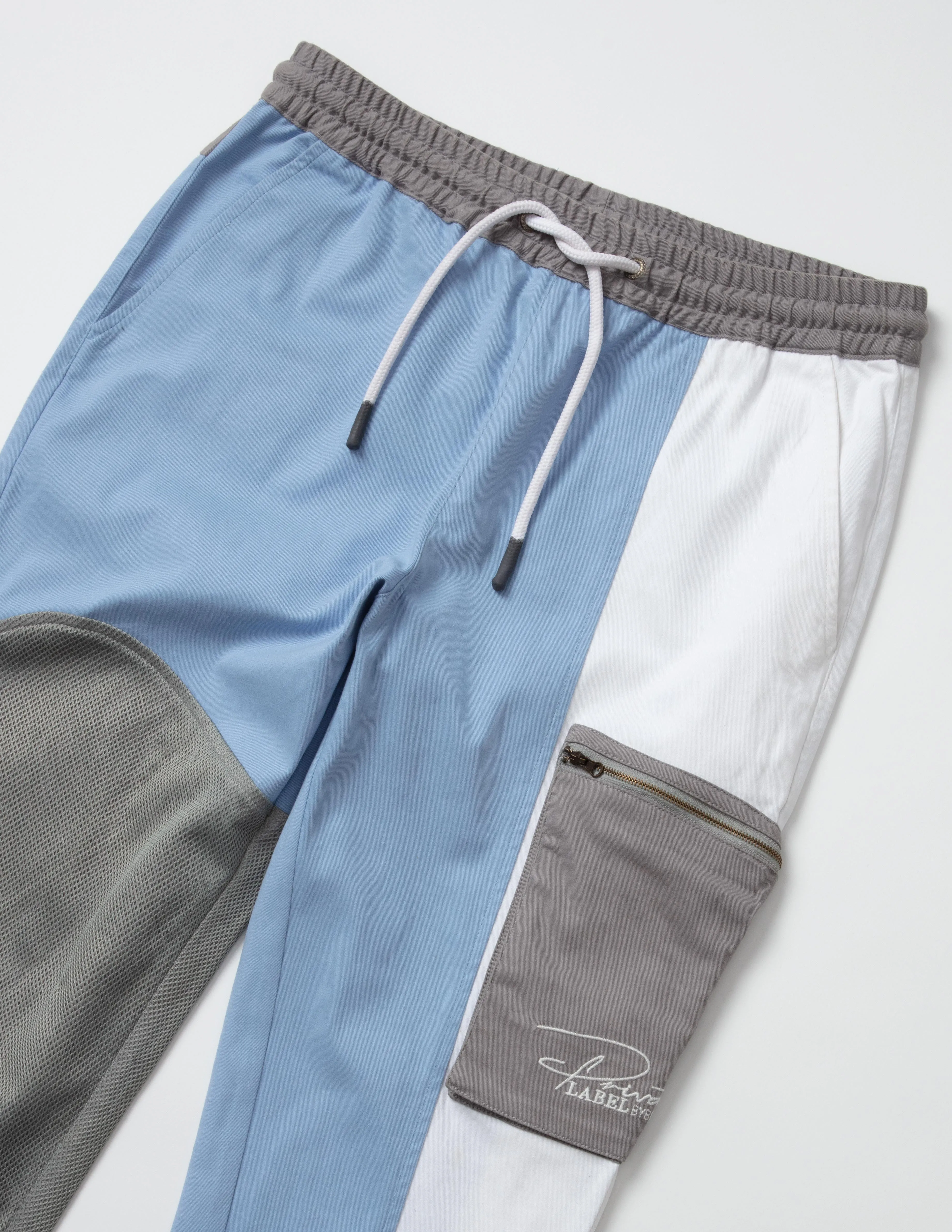 Pieced Twill Jogger