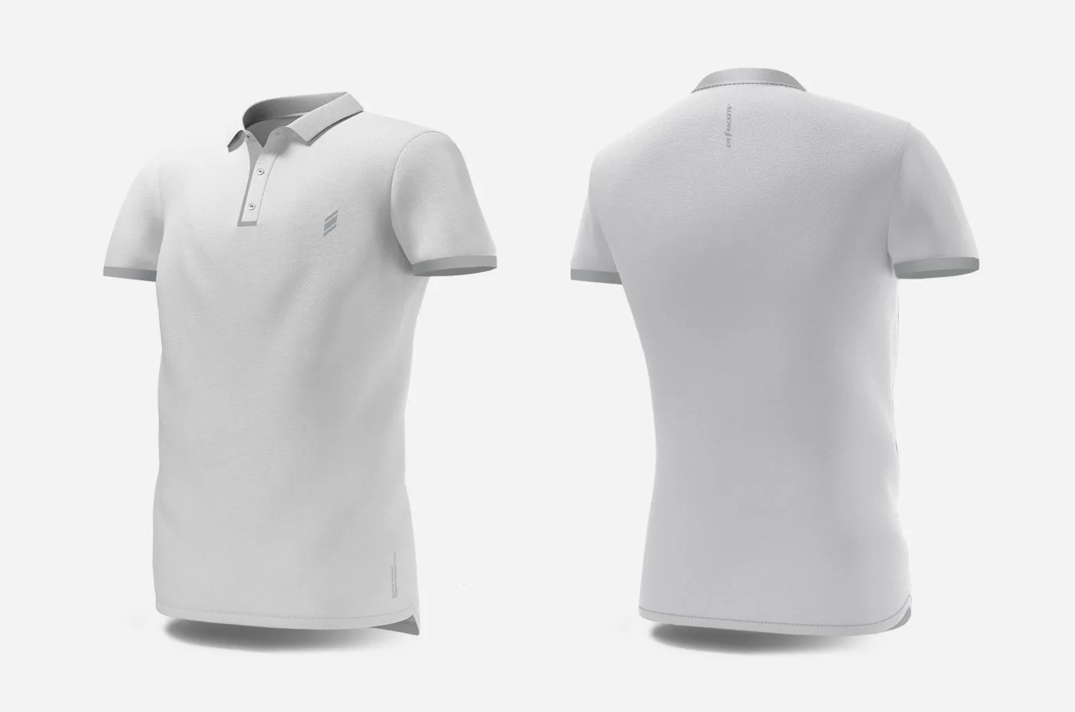 Polo (white/light grey)