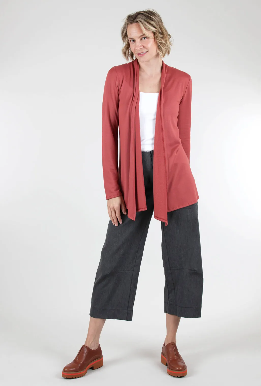 Soft Knit Cardigan, Cinnamon