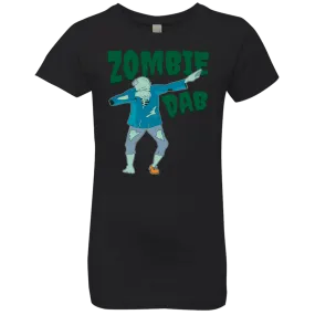 Trendy Zombie Dab T-Shirt Halloween Tees (Girls)