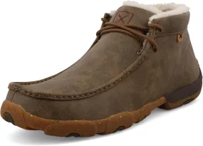 Twisted X Men's Chukka Driving Moc, Moc Toe, Bomber & Fur Lining, 10 M