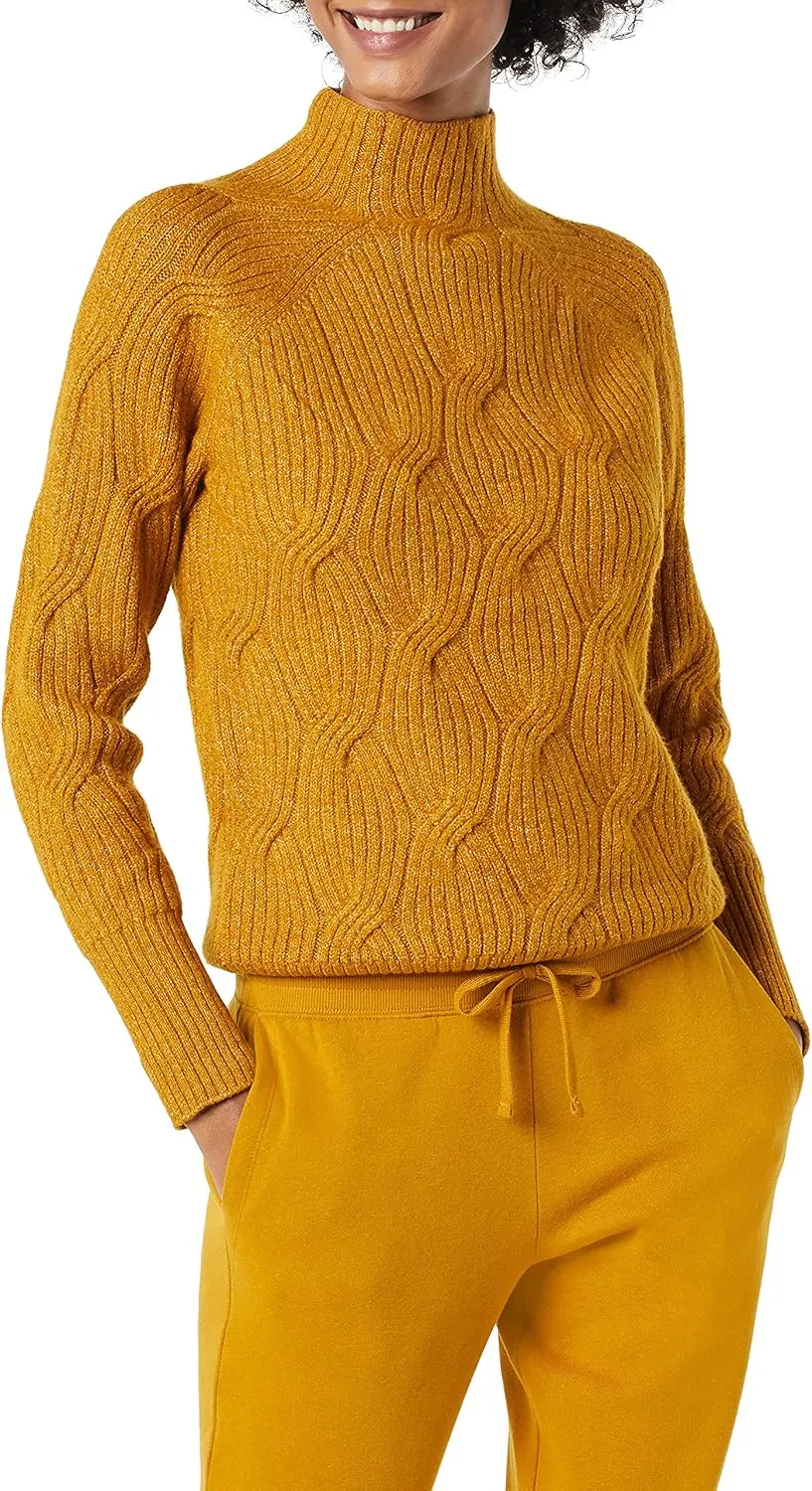 Women’s Winter Sweater, Soft Touch Funnel Neck Knit